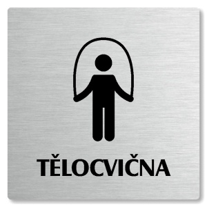Tělocvična, 80x80mm, stříbrná, Nevada